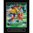 thumbnail image 2 of Frontline 12x14 White Modern Wood Framed Museum Art Print Titled - Achievement - Girl Soccer, 2 of 4