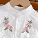 thumbnail image 5 of Vestido de Fiesta de Niñas Bordado de Manga Volante Vestido de Malla Parchada, Traje de Vacaciones Casual con Cinturón para Niños, 5 of 5
