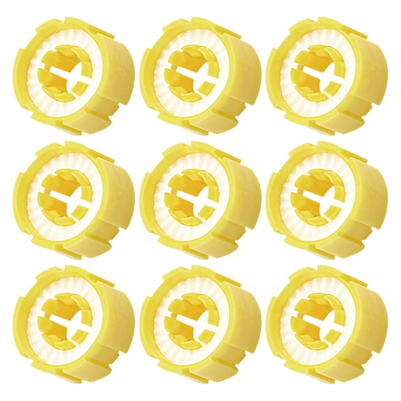 SKISUNO Life Jacket Inflatable Bobbin Replacement for Daily Use Yellow Plastic with Automatic Inflation Technology 9pcs