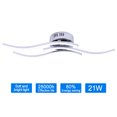 thumbnail image 2 of Lámpara De Techo De Onda Led Lámpara De Techo En Forma De Trifurcado Luces Colgantes Led Minimalistas Modernas 21W 3 Tiras De Led sonducket HA025649-02, 2 of 5