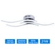 thumbnail image 2 of Lámpara De Techo De Onda Led Lámpara De Techo En Forma De Trifurcado Luces Colgantes Led Minimalistas Modernas 21W 3 Tiras De Led Monstrate HA025649-02, 2 of 5