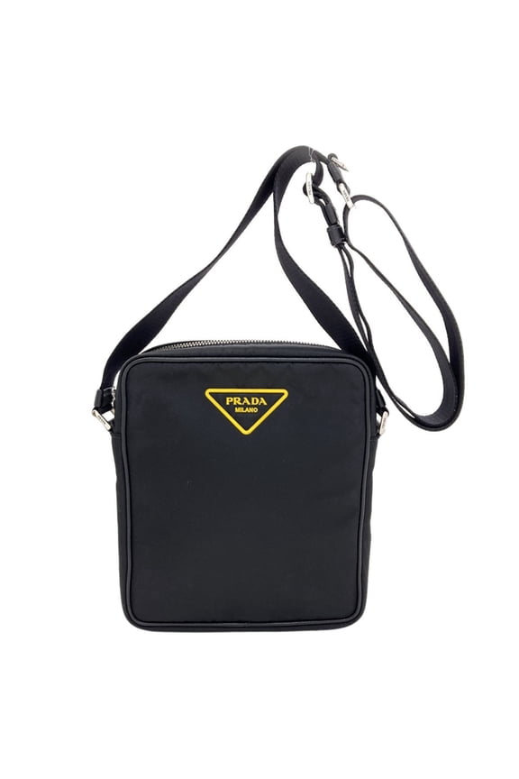 Pre-Owned Prada Logo Shoulder Bag, Nylon, Women's PRADA