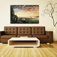 thumbnail image 3 of Vladimir Kush Distant Shores Wall Art Large Framed Painting Dali Style Canvas Art For Bedroom Livingroom Office Ready to Hang, 3 of 6