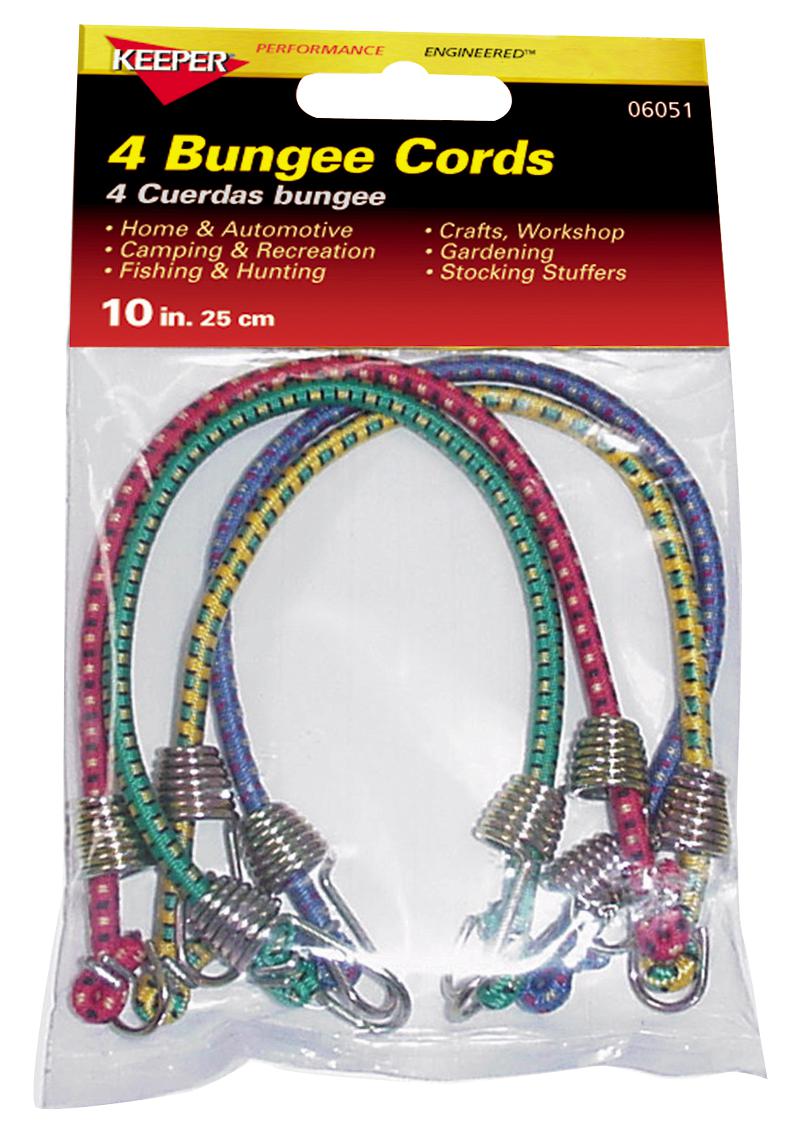 Hampton 06051 Mini Premium Bungee Cord, 10 in L