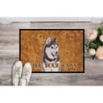 thumbnail image 2 of Carolines Treasures KJ1217MAT Alaskan Malamute Wipe your Paws Door Mat Indoor Rug or Outdoor Welcome Mat 18x27 Doormat, 2 of 2