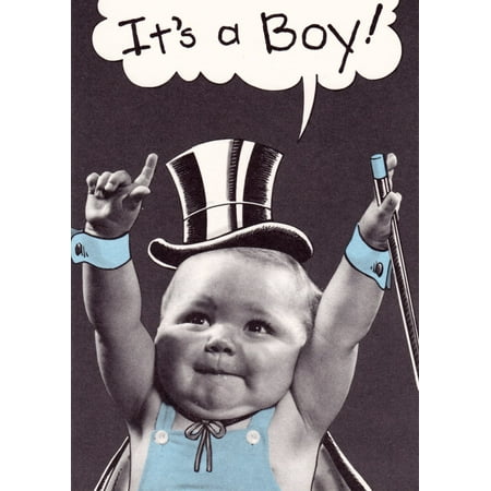 New Baby Boy Announcement Cards - 48 Count