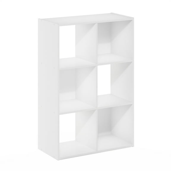 HomeStock Naturally Nice Cubic Storage Cabinet, 3x2, White