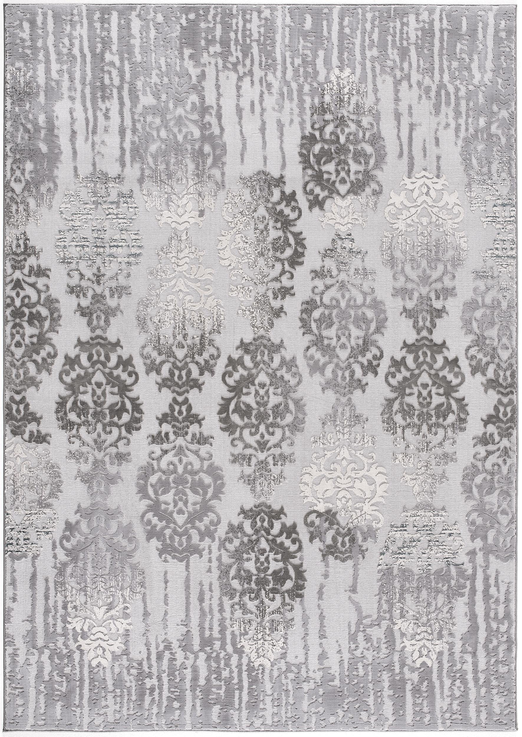 Rug Branch Oasis Collection Modern Damask Runner Area Rug
