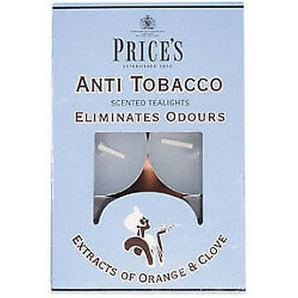 Prices Candles Lumières de Thé Anti-Tabac (Pack de 6)