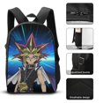 thumbnail image 3 of Yu-Gi-Oh 3PCS Multi-functional Backpack Set, Laptop Bag Travel Daypack Large Capacity With Lunch Bag Pencil Case, 3 of 8