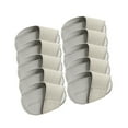 thumbnail image 2 of Fundas para cabezas de golf kusrkot Protector ligero portátil PU Gris Grande, 2 of 8