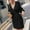 Black, variant on Turilly Womens Jackets Ladies Women's Fashion Solid Color Long Sleeve Straps Cardigan Long Sweater Coat