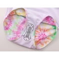 thumbnail image 6 of Serdomi Girls Adjustable Double Strap Swimsuit for Toddler Colorful Tie-Dye Spiral Print Bathing Suit Size 5/6, 6 of 7