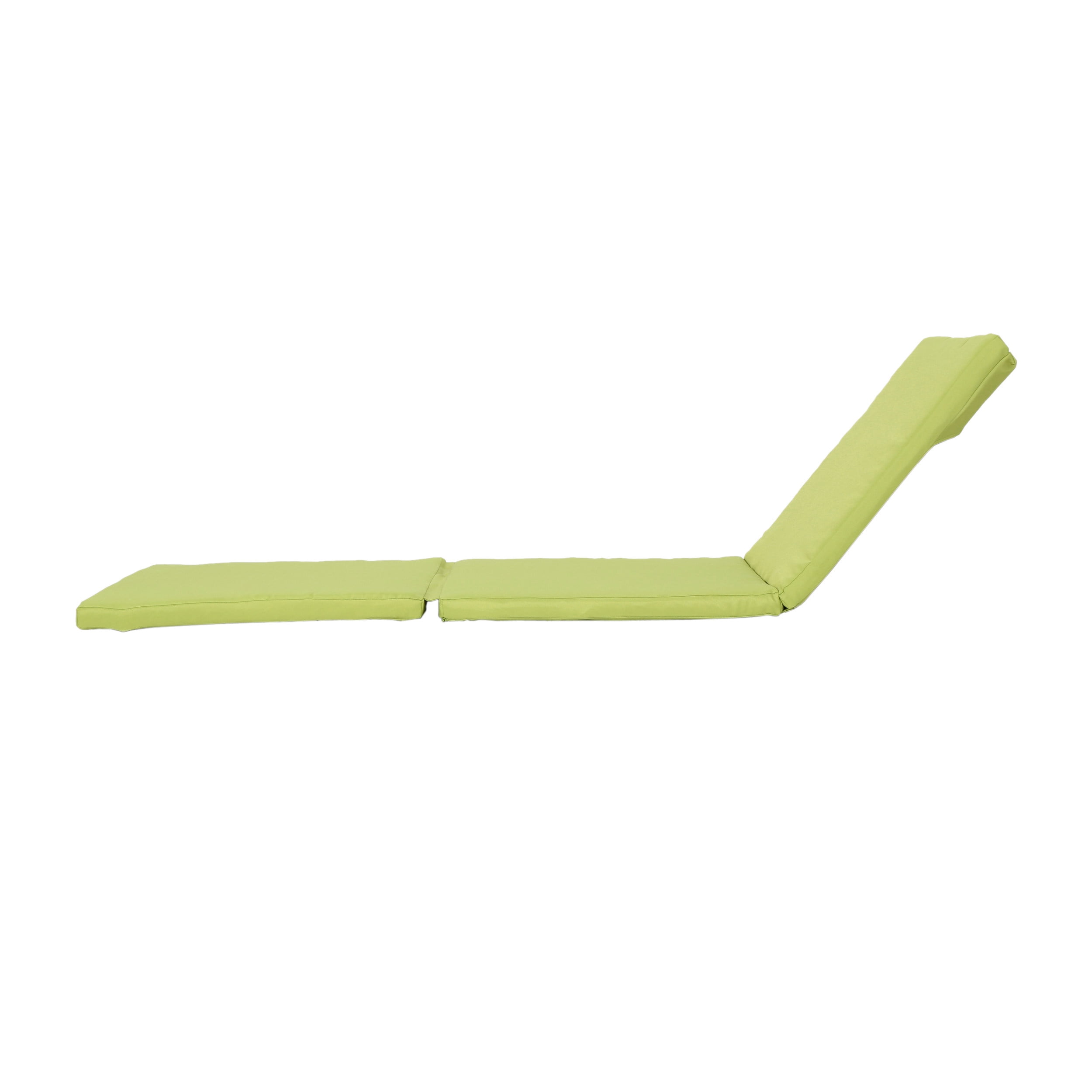 Outdoor Chaise Lounge Replacement Cushion, Soft Rest Pad for Patio Garden, Green