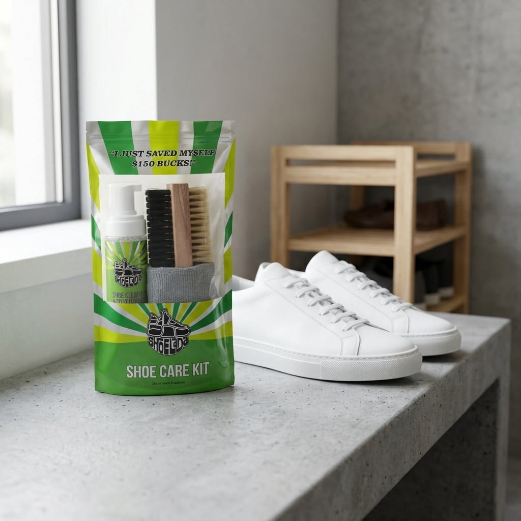 Shoelada All-in-One Shoe Care Kit: Premium Sneaker Cleaner & Conditioner