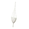 thumbnail image 1 of Cesta colgante para plantas colgantes con autorriego y memoria de agua, color blanco, automática Cuerda de algodón, 1 of 9