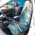 thumbnail image 2 of Bulopur Mountain Car Seat Cover Towel Seat Cover Waterprof Bucket Seat Cover for Sports Washable Sweat Car Seat Towel Cover for Yoga Outdoor Travel Gift for Birthday, 2 of 8