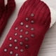 thumbnail image 5 of Calcetines Forro Polar Piso Inferior Pegamento Dormir Interior Hogar (26 CM) Vino Rojo Rojo, 5 of 8