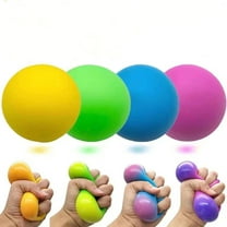2.36" Stress Ball Toys, Color Changing Squeezed Fidget Toys, Soft Sensory Stress Relief Squeezing Toys, Educational Toys for Prize Office Home Indoor Outdoor
