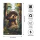 thumbnail image 2 of Balery Jungle Hat Bear Toalla de Microfibra Premium con Estampado – 27.5x16 pulgadas, Alta Absorción, Suave y Aterciopelada, Secado Rápido, 2 of 6