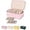 Pink, variant on Familiarn Travel Jewelry Box with Small Pouches, Portable PU Leather Jewelry Organizer Box with 12 Small Pouches(Green)
