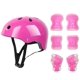 thumbnail image 4 of Conjunto de equipo de protección para niños, 7 Uds., casco para patín, codo, muñeca, rodillera para monopatín, ciclismo, patinaje y patinete, 4 of 5