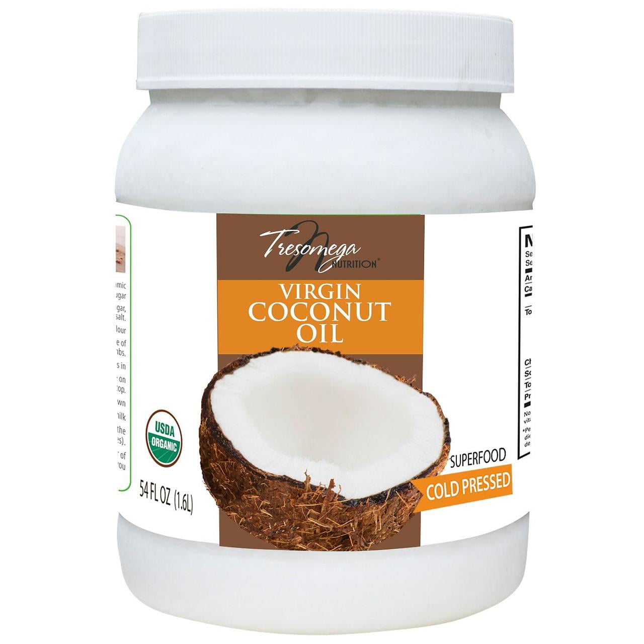 Tresomega Nutrition Organic Virgin Coconut Oil (54 oz., 2 pk ...