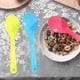 thumbnail image 5 of Cucharas de plástico, cucharas de postre, cucharas de plástico para huevos, 3 colores, 24 piezas (para cumpleaños y uso diario), 5 of 5