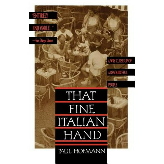 That Fine Italian Hand (Paperback) by Paul Hofmann