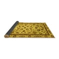 thumbnail image 2 of Ahgly Company Indoor Rectangle Abstract Yellow Modern Area Rugs, 8' x 10', 2 of 4