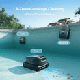 thumbnail image 3 of Beatbot Sora 10 Cordless Pool Vacuum Robot for Inground & Above Ground Pools, 6800 GPH Suction, Floor/Wall/Waterline/Shallow Area Cleaning, Waterline Parking, 300 Mins Runtime, Midnight Blue, 3 of 8