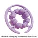 thumbnail image 4 of Rodillo Circular Las Piernas Roller Ergonómico Muslo para Tejido Profundo () Púrpura, 4 of 9