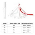 thumbnail image 2 of Transparent Crystal Singing Pyramid - 12-inch Sound Healing Instrument for Yoga & Meditation with Deep Resonant Vibrations, Smooth Surface, and Percussion Rod Included, 2 of 6