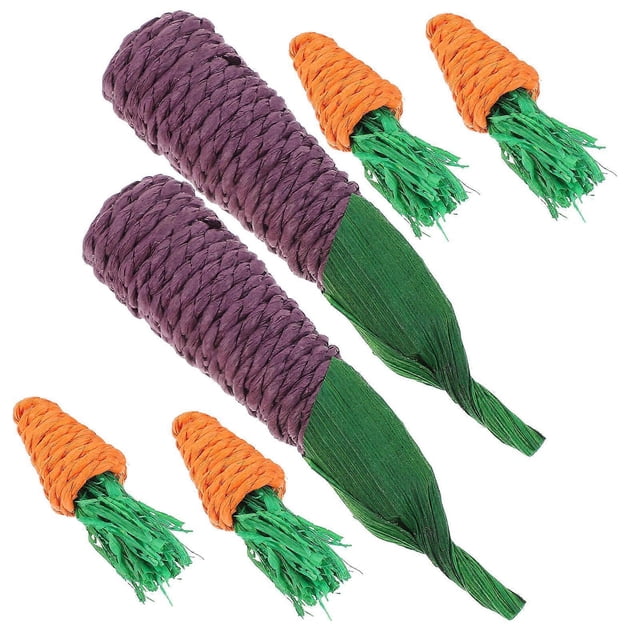 Molar Supplies for Small Pets Hamster Molar Toys Teeth Care 5.1×1.2×1.2in 6Pcs