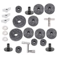 thumbnail image 1 of Accesorios de Reemplazo de Platillos, 23 piezas kit de platillos de almohadilla de camtro de tambor duradero acesorios de percusio incluyen almohadilla de fielto de platillo, 1 of 7