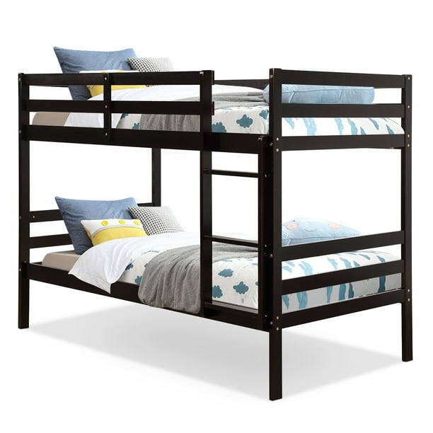 Costway Twin Over Wood Bunk Beds, Norddal Bunk Bed Replacement Parts
