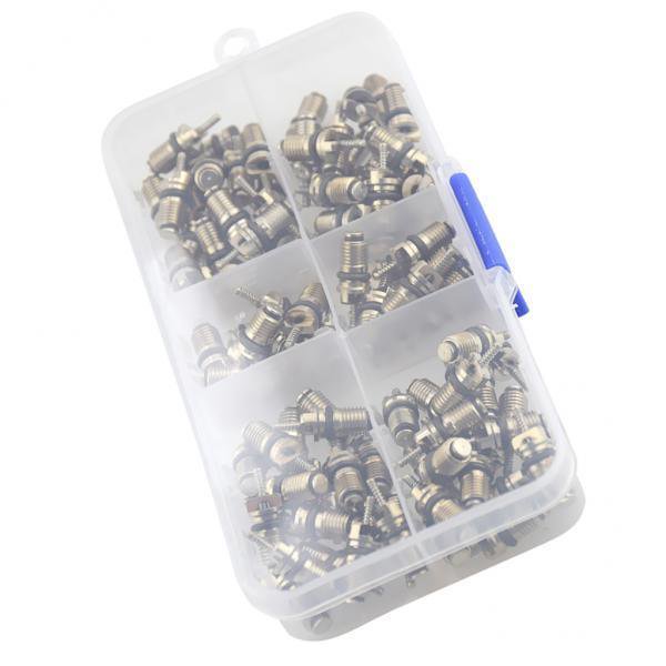 Herramienta de aire acondicionado Cola Kit de núcleo de válvula de CA 110 piezas