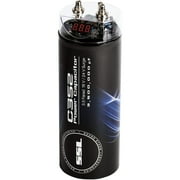 Sound Storm Laboratories C352 3.5 Farad Car Audio Capacitor - For Energy Storage to Enhance Bass Demand from Audio System, Use With Amplifier Stereo Subwoofer
