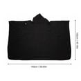 thumbnail image 3 of Wearable Heated Blanket, USB Electric Heated Shawl with Soft Fleece Lining & Side Snap Buttons, Portable Heating Wrap for Home, Office and Travel, Winter Gift for Adults Black, 3 of 7