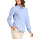 thumbnail image 4 of Camisa Texturizada INSPIRE CHIC de Manga Larga para Mujeres, Camisas de Oficina con Botones, 4 of 5