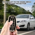 thumbnail image 5 of Key Fob Cover Compatible with Hyundai Palisade Elantra Keychain Case Holder Protector,Black, 5 of 6