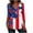 E#Red, variant on Womens Fourth of July Shirt 3/4 Sleeve Tunic Tops 250th Anniversary Usa Flag Shirt V Neck Casual Blouse Patriotic Outfit