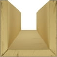 thumbnail image 6 of Ekena Millwork 6"W x 8"H x 18'L 3-Sided (U-beam) Sandblasted Endurathane Faux Wood Ceiling Beam, Natural Golden Oak, 6 of 12