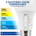 thumbnail image 5 of Great Value A19 LED Light Bulb, Indoor PIR Motion Sensor, Non-D2D, 60W Equivalent, E26 Medium Base, 6-10 ft, 5 of 11