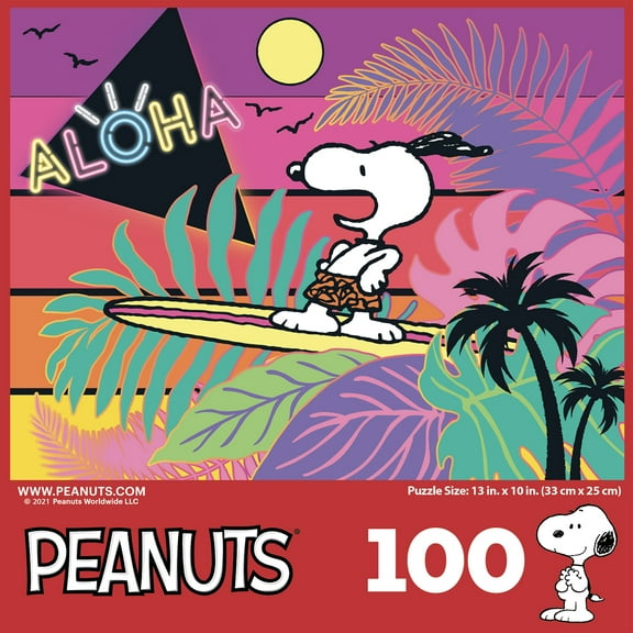Cra-Z-Art Peanuts 100-Piece Aloha Jigsaw Puzzle