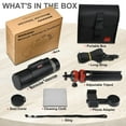 thumbnail image 4 of 20x50 High Powered Binoculars for Adults, Waterproof Compact Binoculars with Low Light Vision for Bird Watching Hunting Football Games Travel Stargazing Cruise with Carrying Bag, 4 of 7