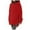 Red, variant on VERUGU Womens Oversized Hoodies Casual Side Slit Hooded Sweatshirts Long Sleeve Loose Pullover Fall Winter Outfits with Pocket Brown L