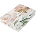 thumbnail image 3 of Dreamtimes Pink Flowers Hand Towels, Soft & Absorbent Bathroom Guest Towels Kitchen Towels Fingertip Towel for Beach Gym Spa 14x28 Inch (2PACK), 3 of 7
