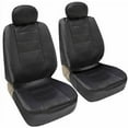 thumbnail image 4 of BDK PU Leather Seat Covers for SUV and Van 3 Rows Premium Leather Covers, Black Beige Gray, 4 of 13