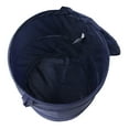 Mainstays Polyester Spiral Popup Laundry Hamper with Zipper Lid, Navy